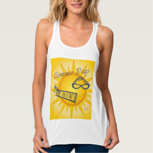 Summer Days Sunshine Racerback Tanktop