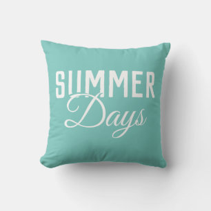 SUMMER DAYS-typografie   Buitenkussen