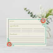 Summer Dayz Recipe Kaarten (Staand voorkant)