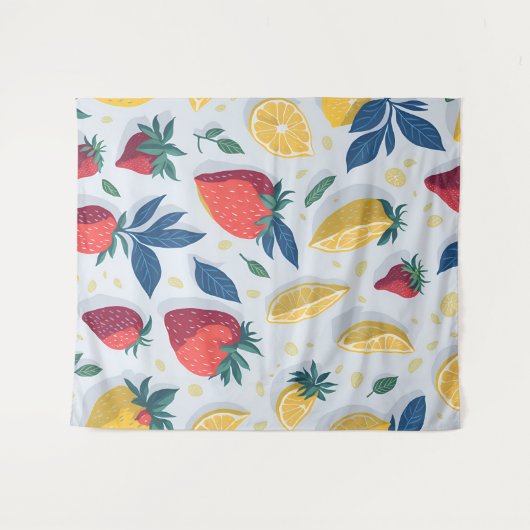 Summer Delight Fruit Wallpaper Wandkleed (Voorkant (horizontaal))