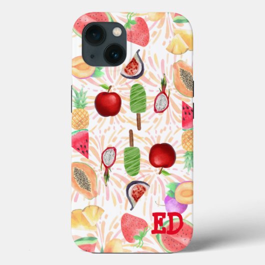 SUMMER DELIGHT Hoesje-Mate iPhone CASE (Achterkant)