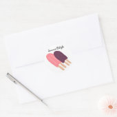 Summer Delight Ronde Sticker (Envelop)