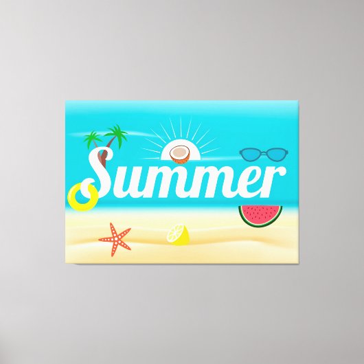Summer Delights Canvas Afdruk (Voorkant)