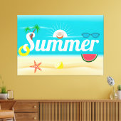 Summer Delights Canvas Afdruk (Insitu (Woonkamer))