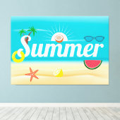 Summer Delights Canvas Afdruk (Insitu (Houten vloer))