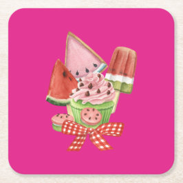 Summer Delights Kartonnen Onderzetters