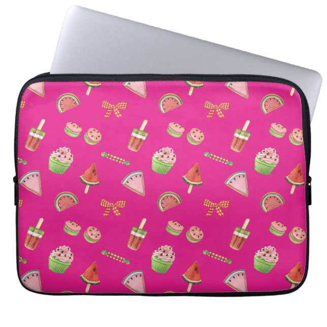 Summer Delights Laptop Sleeve (Voorkant)