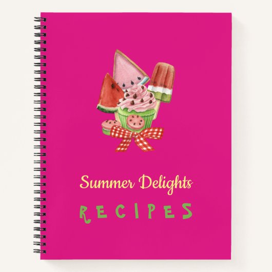 Summer Delights Notitieboek (Voorkant)