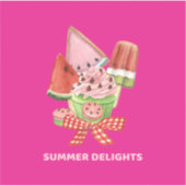 Summer Delights Sticker (Voorkant)