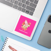Summer Delights Sticker (Laptop met iPhone)