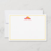 Summer Derby Pet Personalized Note Cards Bedankkaart (Voorkant)
