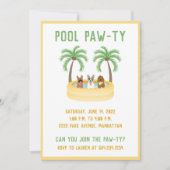 Summer Dogs Swimming pool Kaart (Voorkant)