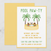 Summer Dogs Swimming pool Kaart (Voorkant / Achterkant)