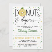 Summer Donut Baby Sprinkle Shower Kaart (Voorkant)