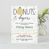 Summer Donut Baby Sprinkle Shower Kaart (Staand voorkant)