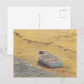 Summer Dory - Boat op de kust Briefkaart (Voorkant / Achterkant)