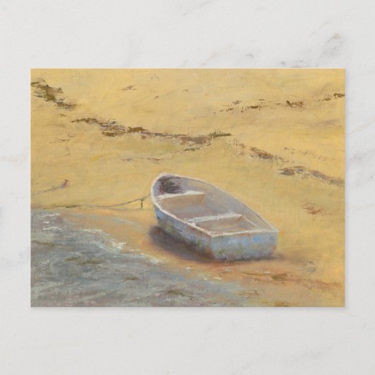 Summer Dory - Boat op de kust Briefkaart (Voorkant)
