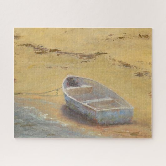 Summer Dory - Boat op de kust Legpuzzel (Horizontaal)