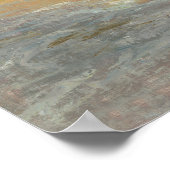 Summer Dory - Boat op de kust Poster (Hoek)