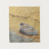 Summer Dory - Boat op de kust Wandkleed (Voorkant)