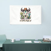 Summer Down Cowboy Koe Skull westerne cactus Spandoek (Beurs)