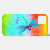 Summer Dragonfly Rainbow Bright Decoratief Case-Mate iPhone Case (Achterkant (horizontaal))