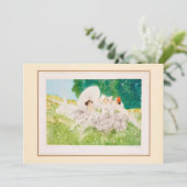 Summer Dreams (1934) van Louis Icart Feestdagenkaart (Staand voorkant)