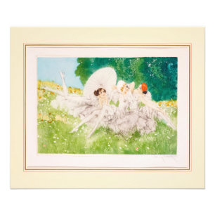 Summer Dreams (1934) van Louis Icart Foto Afdruk