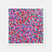 Summer Dreams Abstracte Print Servet (Voorkant)