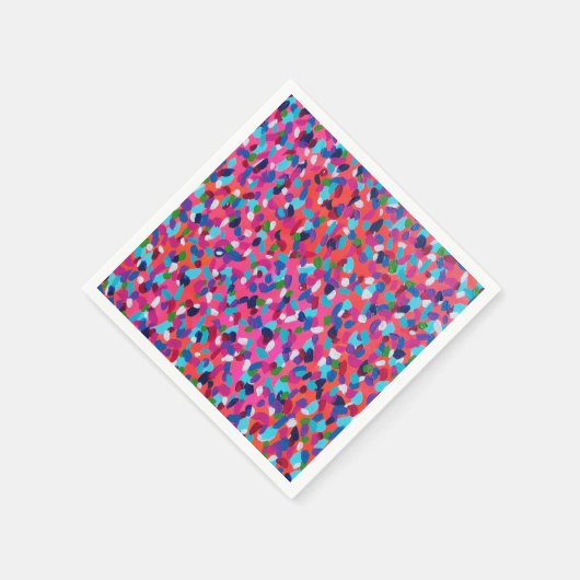 Summer Dreams Abstracte Print Servet (Hoek)