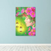 Summer Dreams Stretted Canvas Print (Insitu (Houten vloer))