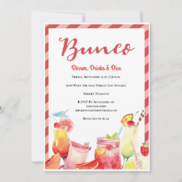 Summer Drink Bunco Kaart