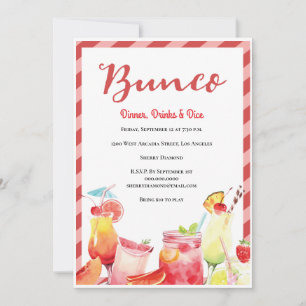 Summer Drink Bunco Kaart