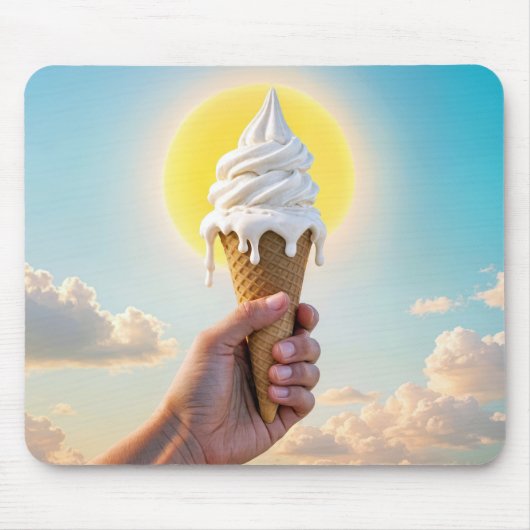 Summer Dripping Ice Cream Cone Muismat (Voorkant)