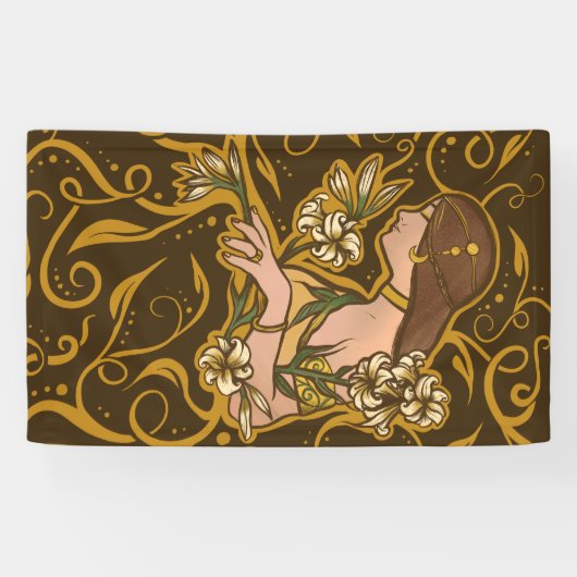 Summer Druid Goddess Spandoek (Horizontaal)