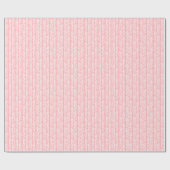 Summer Dusty Roos Blush Pink Stripes Cadeaupapier (Vlak)