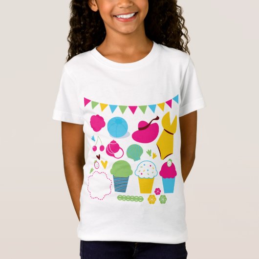 Summer Elements Girls T-Shirt (Voorkant)