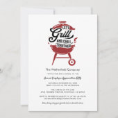 Summer Employee Appreciation BBQ Grill and Chill Kaart (Voorkant)