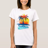 Summer en Azul T-shirt (Voorkant)