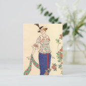 Summer Ensemble George Barbier Briefkaart (Staand voorkant)