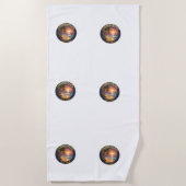 Summer Escape Tropical Beach Sunset Bath Towel Strandlaken (Voorkant)