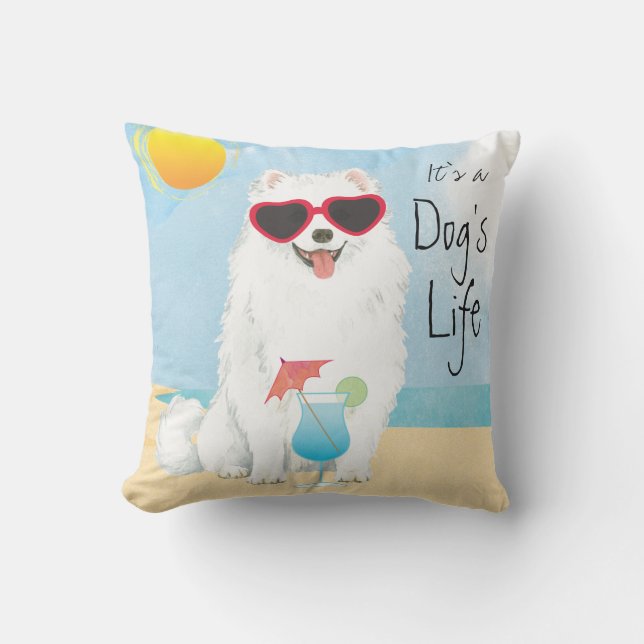 Summer Eskie Buitenkussen (Voorkant)