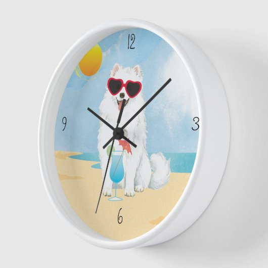 Summer Eskie Wall klok (Hoek)