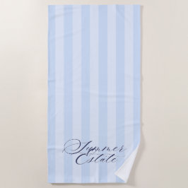 'Summer Estate' Blauwe Strandliefhebbers Oceaan Zo Strandlaken