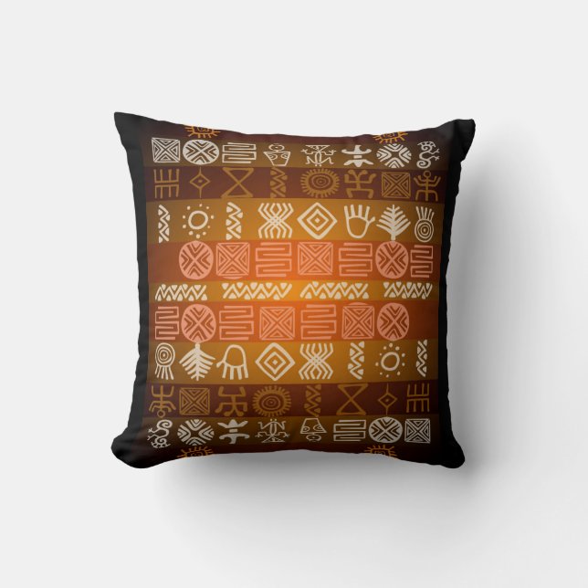 Summer Ethnic Boho Graphic Pillow Kussen (Voorkant)