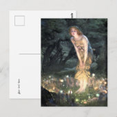 Summer Eve van Pre-Raphaelite Edward Robert Hughes Briefkaart (Voorkant / Achterkant)