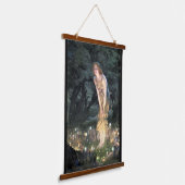Summer Eve van Pre-Raphaelite Edward Robert Hughes Hangend Wandkleed (Gebogen)