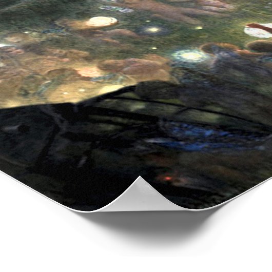 Summer Eve van Pre-Raphaelite Edward Robert Hughes Poster (Hoek)