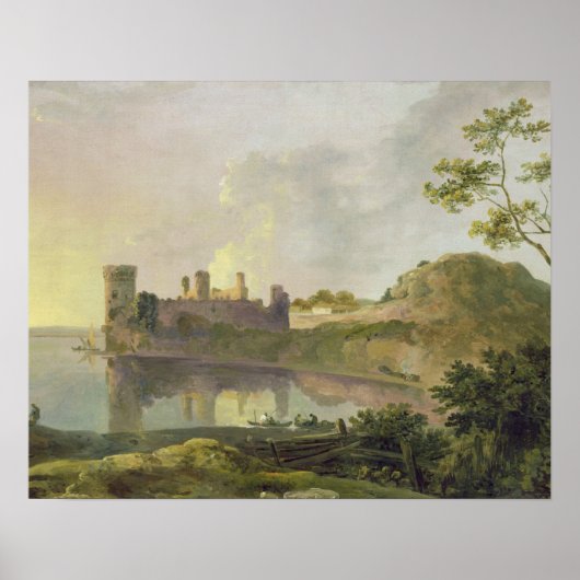 Summer Evening (Caernarvon Castle) c.1764-65 (olie Poster (Voorkant)