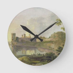 Summer Evening (Caernarvon Castle) c.1764-65 (olie Ronde Klok